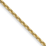 Gold (10K & 14K) Diamond-Cut Cable Chain - 14k Yellow Gold / 14 in / 0.95 mm
