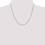 Gold (14K & 10K) Baby Rope Chain - 14k White Gold / 20 in / 1.1 mm