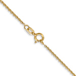 Gold (14K & 10K) Baby Rope Chain - 14k Yellow Gold / 14 in / 1.1 mm