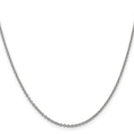 Gold (10K & 14K) Forzantina Cable Chain - 14k White Gold / 16 in / 1.8 mm