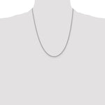 Gold (10K & 14K) Forzantina Cable Chain - 14k White Gold / 22 in / 1.8 mm