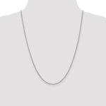 Gold (10K & 14K) Forzantina Cable Chain - 14k White Gold / 24 in / 1.8 mm