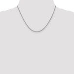 Gold (10K & 14K) Forzantina Cable Chain - 14k White Gold / 18 in / 2.2 mm