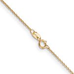 Gold (10K & 14K) Cable Chain - 14k Yellow Gold / 14 in / 0.9 mm, Spring Ring
