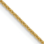 Gold (10K & 14K) Cable Chain - 14k Yellow Gold / 14 in / 0.9 mm, Lobster