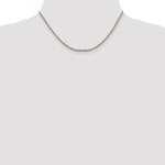 Gold (10K & 14K) Diamond-Cut Cable Chain - 14k White Gold / 16 in / 2.5 mm