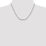 Gold (10K & 14K) Diamond-Cut Cable Chain - 14k White Gold / 18 in / 2.5 mm