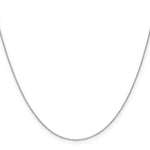 Gold (10K & 14K) Diamond-Cut Round Open Link Cable Chain - 14k White Gold / 16 in / 0.65 mm