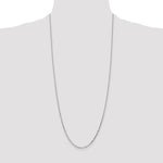 Gold (10K & 14K) Diamond-Cut Round Open Link Cable Chain - 14k White Gold / 30 in / 1.4 mm