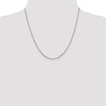 Gold (10K & 14K) Diamond-Cut Round Open Link Cable Chain - 14k White Gold / 20 in / 1.8 mm