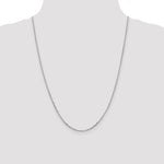 Gold (10K & 14K) Diamond-Cut Round Open Link Cable Chain - 14k White Gold / 24 in / 1.8 mm