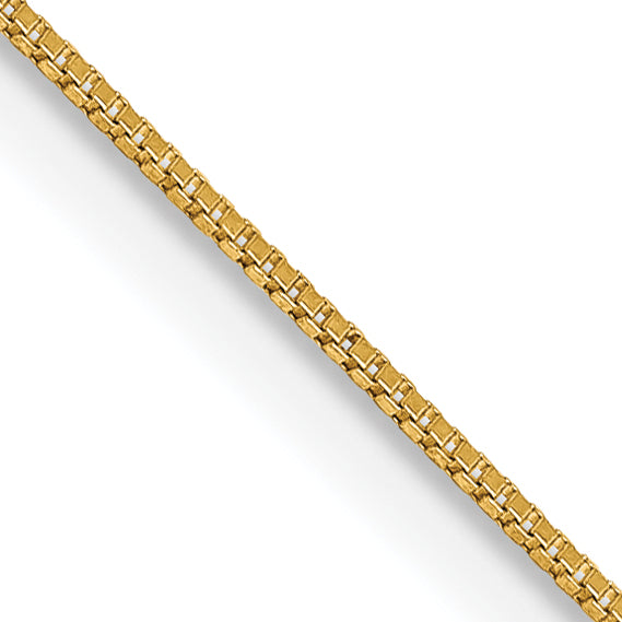 Gold (10K & 14K) Box Chain - 14k Yellow Gold / 13 in / 0.5 mm, Lobster