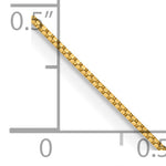 Gold (10K & 14K) Box Chain Anklet - 14k Yellow Gold / 10 in / 0.7 mm