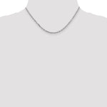 Gold (10K & 14K) Diamond-Cut Round Open Link Cable Chain - 14k White Gold / 16 in / 3 mm