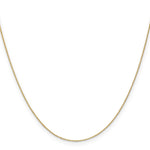Gold (10K & 14K) Diamond-Cut Round Open Link Cable Chain - 14k Yellow Gold / 16 in / 0.65 mm