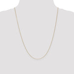 Gold (10K & 14K) Diamond-Cut Round Open Link Cable Chain - 14k Yellow Gold / 24 in / 0.65 mm