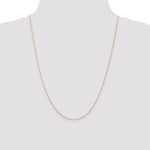 Gold (10K & 14K) Diamond-Cut Round Open Link Cable Chain - 14k Yellow Gold / 24 in / 0.8 mm