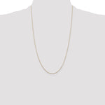 Gold (10K & 14K) Diamond-Cut Round Open Link Cable Chain - 14k Yellow Gold / 26 in / 0.8 mm