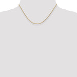 Gold (10K & 14K) Diamond-Cut Round Open Link Cable Chain - 14k Yellow Gold / 16 in / 1.4 mm