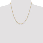 Gold (10K & 14K) Diamond-Cut Round Open Link Cable Chain - 14k Yellow Gold / 20 in / 1.4 mm