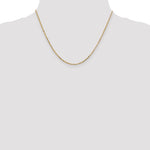 Gold (10K & 14K) Diamond-Cut Round Open Link Cable Chain - 14k Yellow Gold / 18 in / 1.8 mm