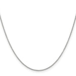 Gold (10K & 14K) Cable Chain - 14k White Gold / 14 in / 1.2 mm