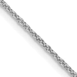 Gold (10K & 14K) Cable Chain - 14k White Gold / 14 in / 1.2 mm