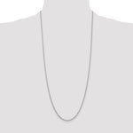 Gold (10K & 14K) Round Open Link Cable Chain - 14k White Gold / 30 in / 1.6 mm