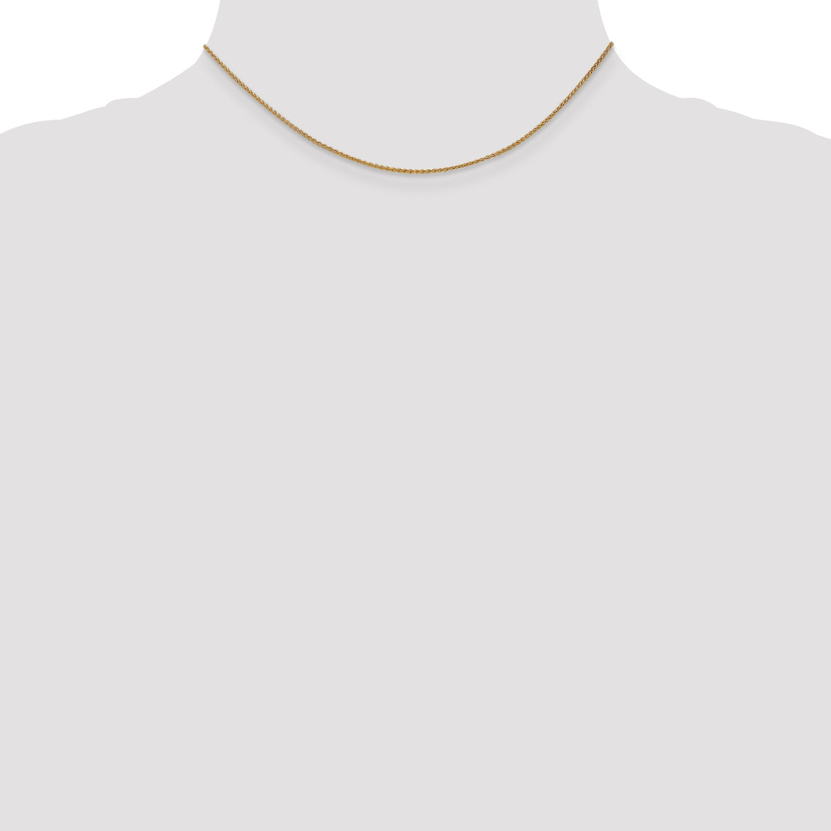 Gold (10K & 14K) Spiga Chain - 14k Yellow Gold / 14 in / 1.25 mm