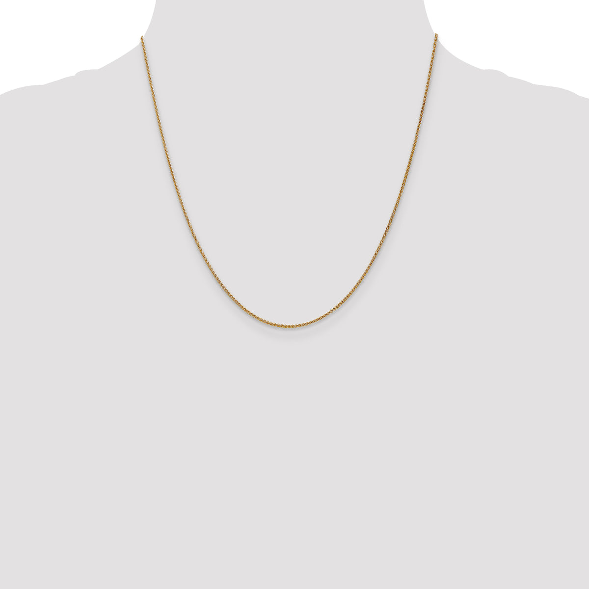Gold (10K & 14K) Spiga Chain - 14k Yellow Gold / 20 in / 1.25 mm
