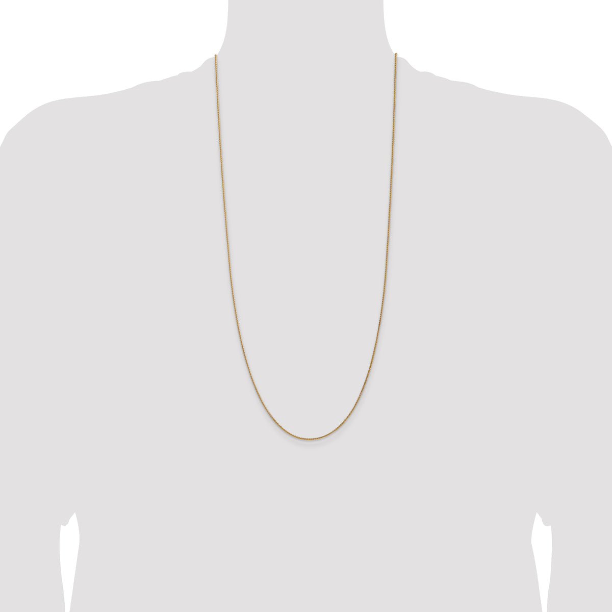Gold (10K & 14K) Spiga Chain - 14k Yellow Gold / 30 in / 1.25 mm