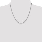 Gold (10K & 14K) Round Open Link Cable Chain - 14k White Gold / 20 in / 2.4 mm