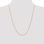 Gold (10K & 14K) Cable Chain - 14k Yellow Gold / 24 in / 1.2 mm
