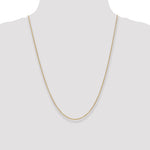 Gold (10K & 14K) Round Open Link Cable Chain - 14k Yellow Gold / 24 in / 1.4 mm, Wide