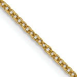 Gold (10K & 14K) Round Open Link Cable Chain - 14k Yellow Gold / 16 in / 1.4 mm, Wide