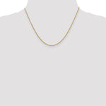 Gold (10K & 14K) Round Open Link Cable Chain - 14k Yellow Gold / 18 in / 1.6 mm
