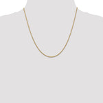 Gold (10K & 14K) Round Open Link Cable Chain - 14k Yellow Gold / 20 in / 1.6 mm