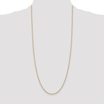 Gold (10K & 14K) Round Open Link Cable Chain - 14k Yellow Gold / 30 in / 1.6 mm