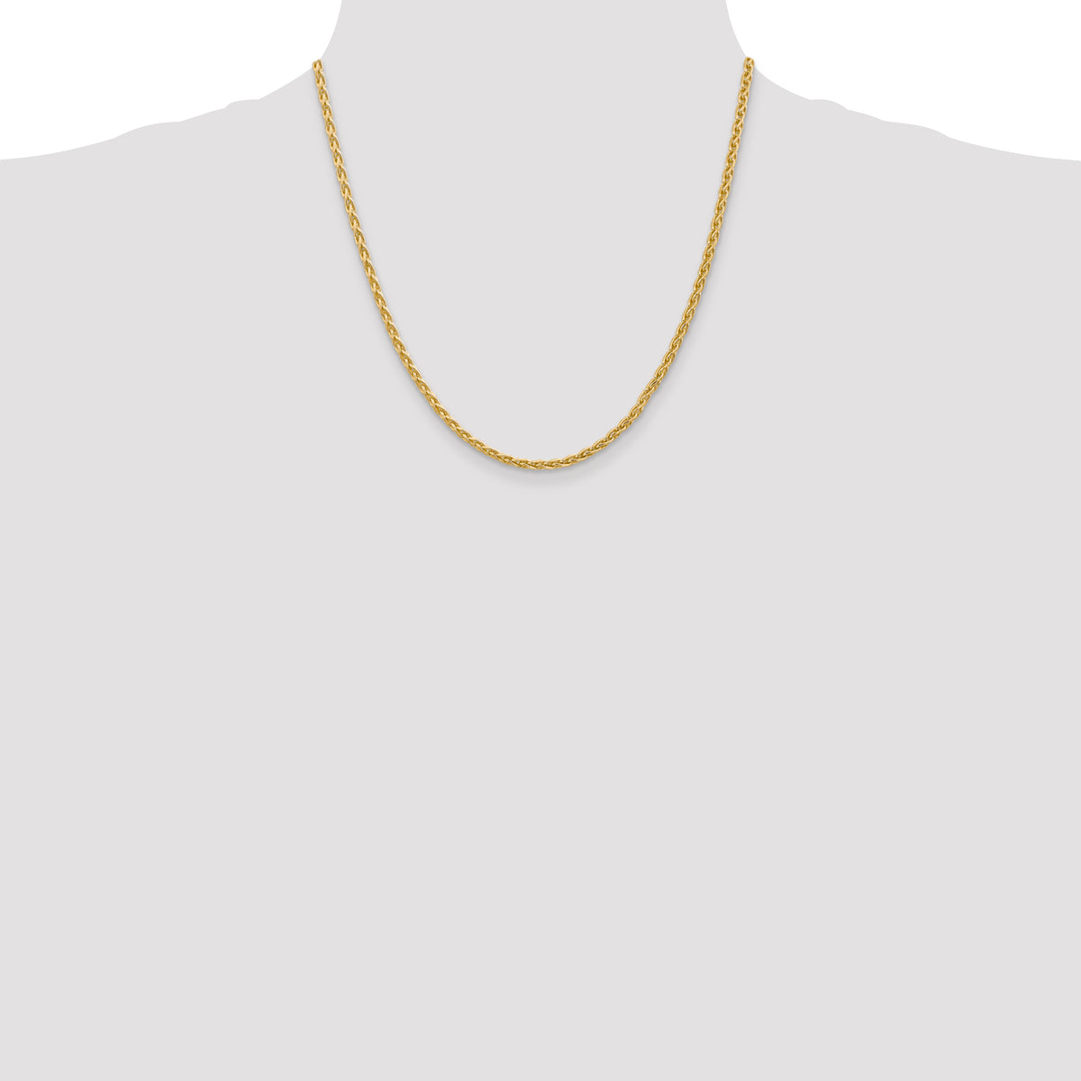 Gold (10K & 14K) Parisian Wheat Chain - 14k Yellow Gold / 20 in / 3 mm