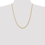 Gold (10K & 14K) Parisian Wheat Chain - 14k Yellow Gold / 24 in / 3 mm