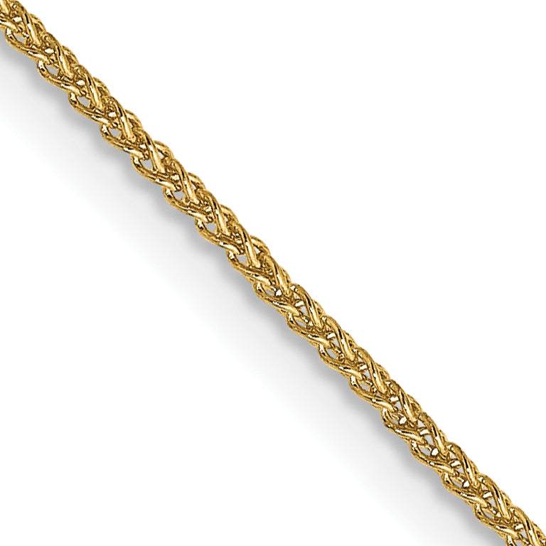 Gold (10K & 14K) Spiga Chain - 14k Yellow Gold / 16 in / 1.05 mm, Spring Ring