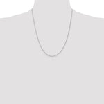Gold (10K & 14K) Parisian Wheat Chain - 14k White Gold / 22 in / 1 mm