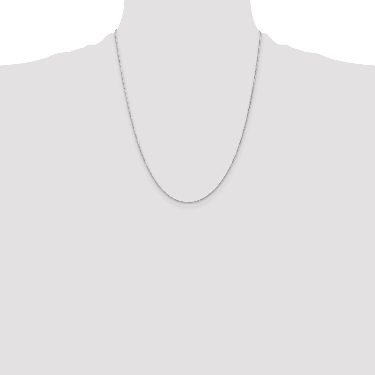 Gold (10K & 14K) Parisian Wheat Chain - 14k White Gold / 22 in / 1 mm