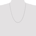 Gold (10K & 14K) Parisian Wheat Chain - 14k White Gold / 24 in / 1 mm