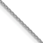 Gold (10K & 14K) Parisian Wheat Chain - 14k White Gold / 14 in / 1 mm