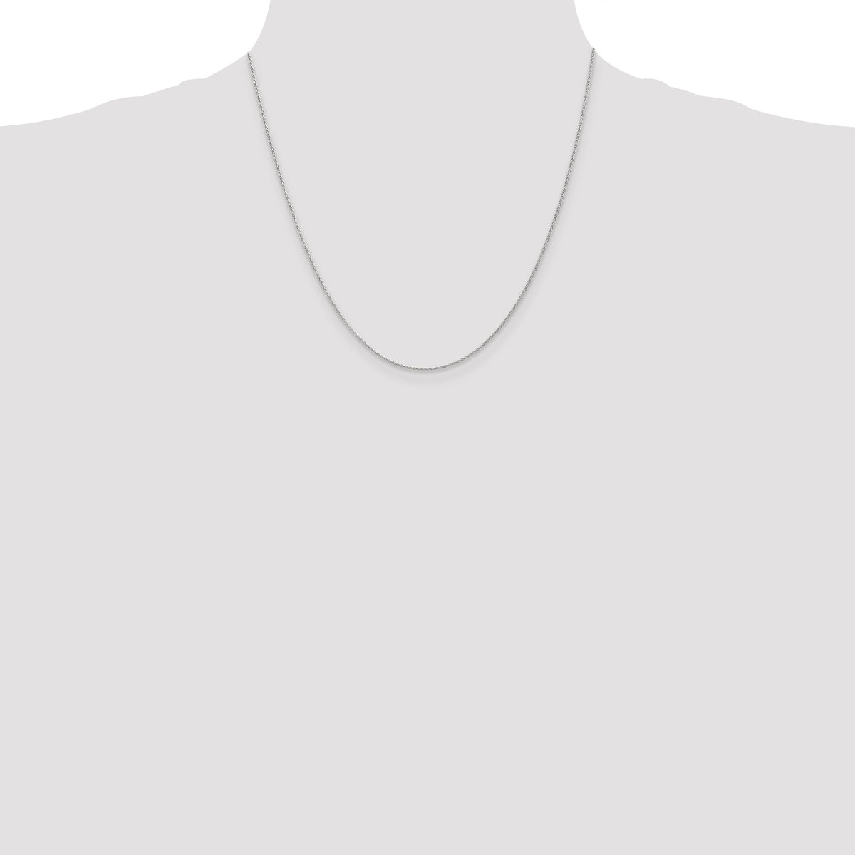 Gold (10K & 14K) Parisian Wheat Chain - 14k White Gold / 20 in / 1.2 mm