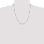 Gold (10K & 14K) Parisian Wheat Chain - 14k White Gold / 22 in / 1.2 mm