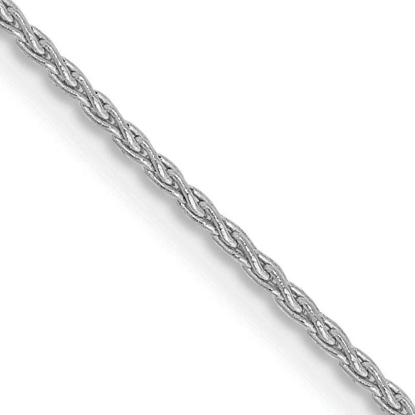 Gold (10K & 14K) Parisian Wheat Chain - 14k White Gold / 14 in / 1.2 mm