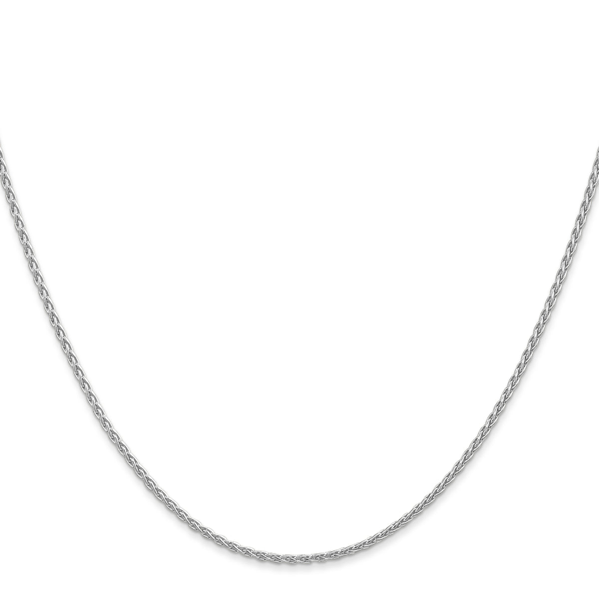 Gold (10K & 14K) Parisian Wheat Chain - 14k White Gold / 14 in / 1.5 mm