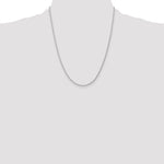 Gold (10K & 14K) Parisian Wheat Chain - 14k White Gold / 22 in / 1.75 mm